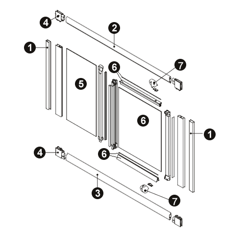 NOVELLINI exploded view ST1GFLDX