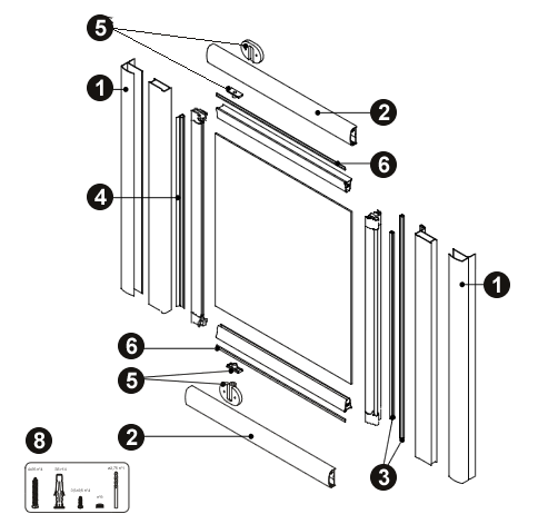 Vista esplosa NOVELLINI ST1GS
