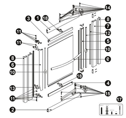 NOVELLINI exploded view ST1OD