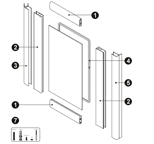 NOVELLINI exploded view ST1PFD