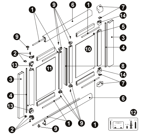 NOVELLINI exploded view ST1PPSD