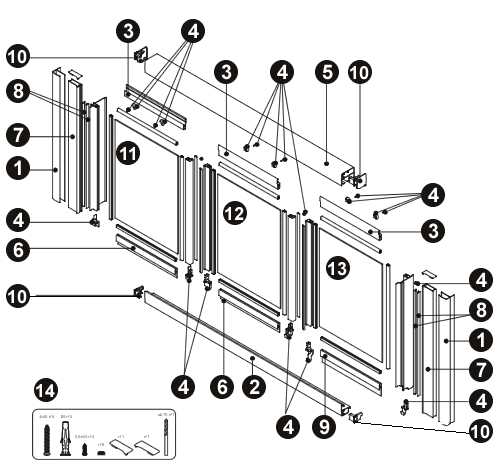 NOVELLINI exploded view STAR V