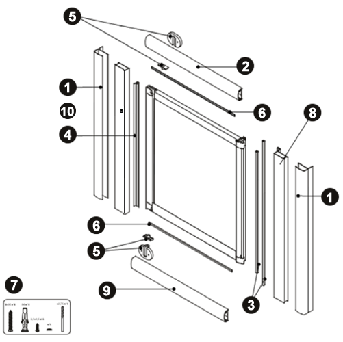 NOVELLINI exploded view STAR 2.0 G