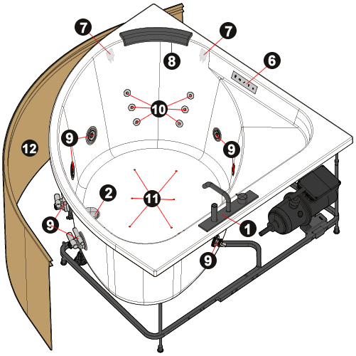 NOVELLINI exploded view STILE C