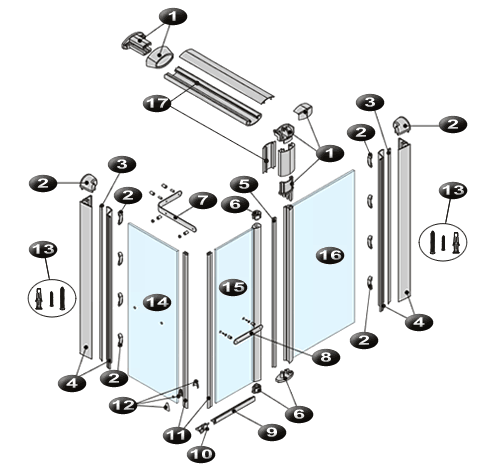NOVELLINI exploded view SUN 3
