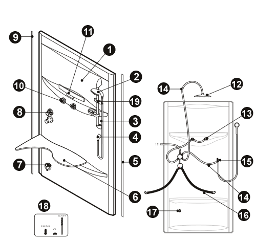 NOVELLINI exploded view TANGO R115SX LATODX