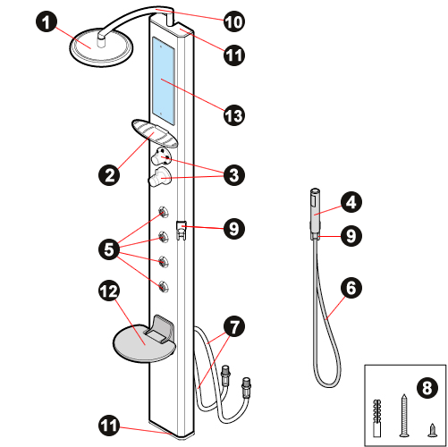 NOVELLINI exploded view THINK1MECC