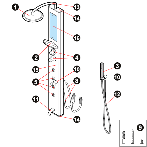 NOVELLINI exploded view THINK2TERM