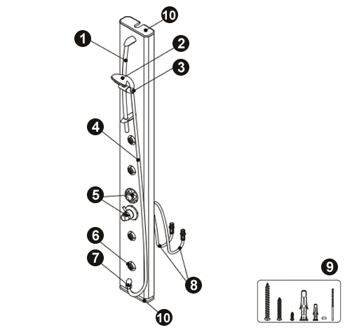 NOVELLINI exploded view THINK3MECC