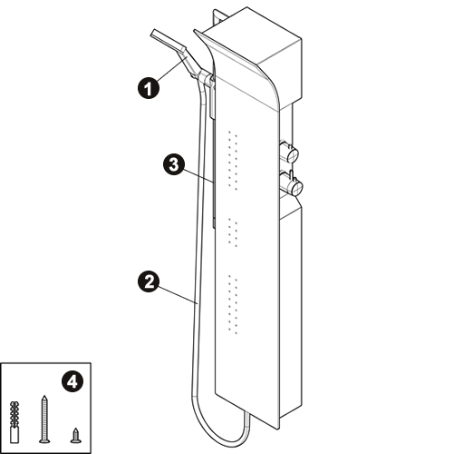 NOVELLINI exploded view VANITY
