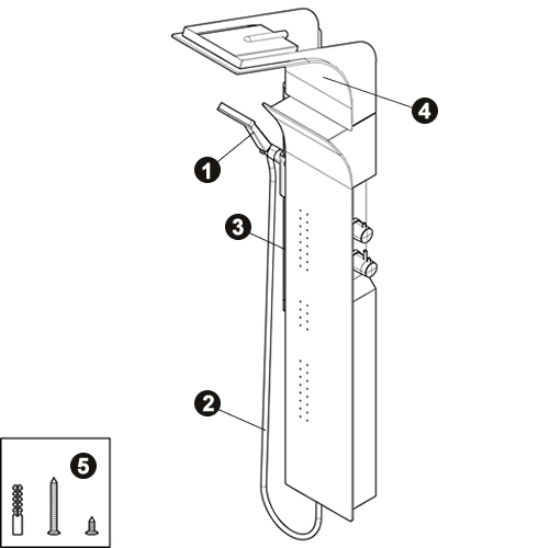 NOVELLINI exploded view VANITY S