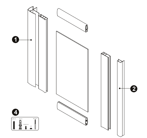 NOVELLINI exploded view VF43 CIRCOLARE