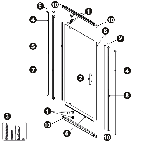 NOVELLINI exploded view VISION G