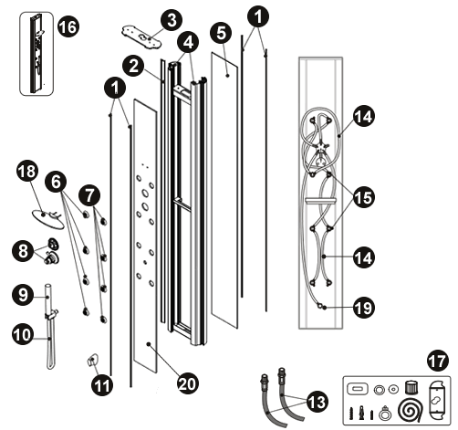 NOVELLINI exploded view WK13SXC