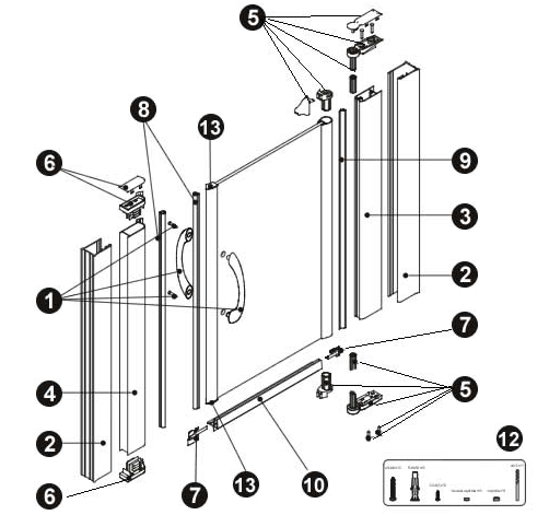 NOVELLINI exploded view YO11BD