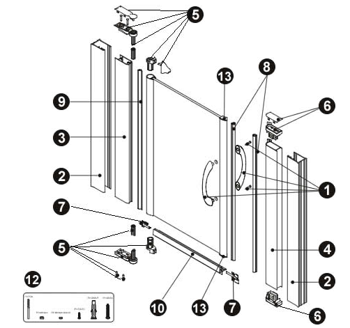 NOVELLINI exploded view YO11BS
