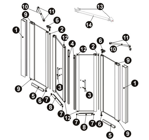 NOVELLINI exploded view YOUNG 2A