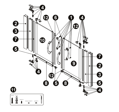 NOVELLINI exploded view YOUNG 2B