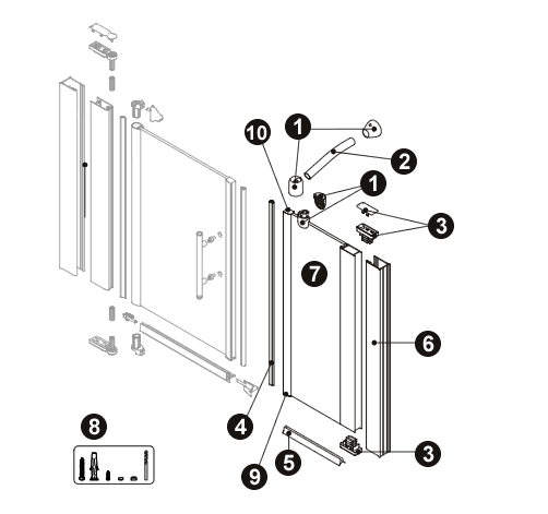 NOVELLINI exploded view YO1GFL1900SXF