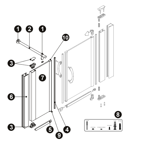 NOVELLINI exploded view YO1GFLDF