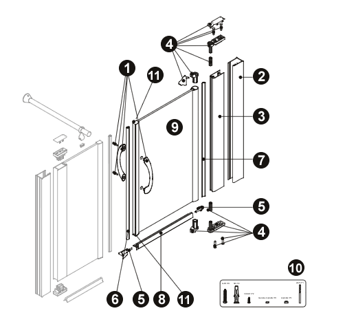 NOVELLINI exploded view YO1GFLDP