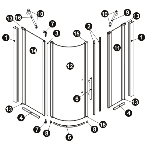 NOVELLINI exploded view YO1RSWIMS