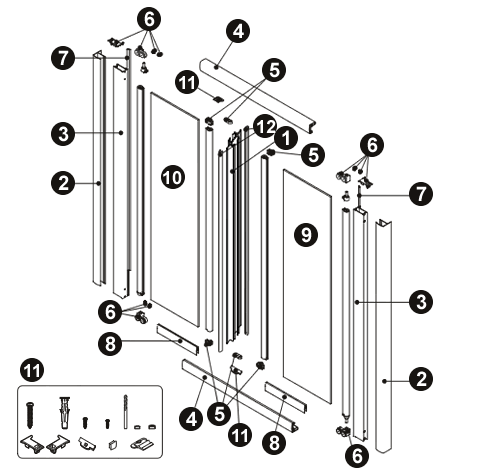 NOVELLINI exploded view YOUNG S