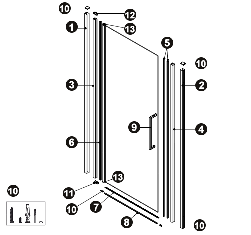 NOVELLINI exploded view YOUNG 2.0 1B