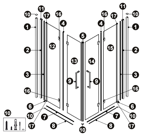 NOVELLINI exploded view YOUNG 2.0 2GS