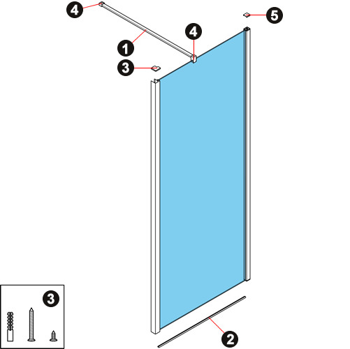 NOVELLINI exploded view YOUNG PLUS F 1B