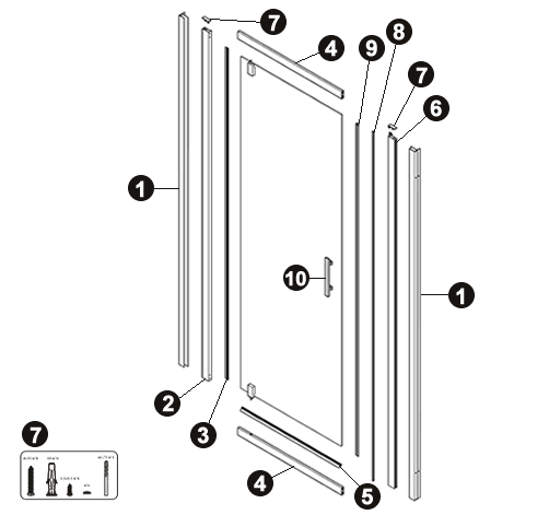 NOVELLINI exploded view ZEPHYROS G