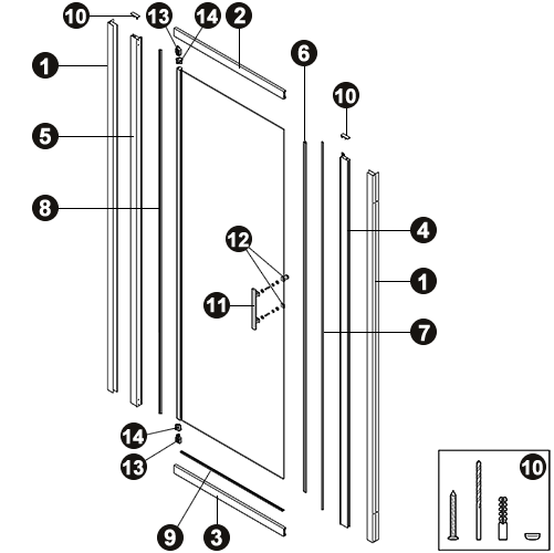 NOVELLINI exploded view ZEPHYROS G